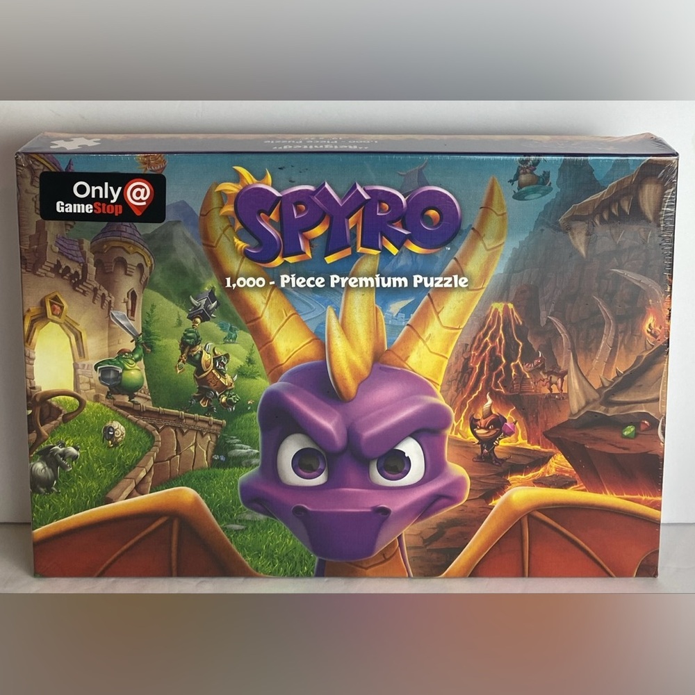 Brand New Spyro 1000 Piece Puzzle Gamestop Exclusive Sealed! USAopoly Reignited